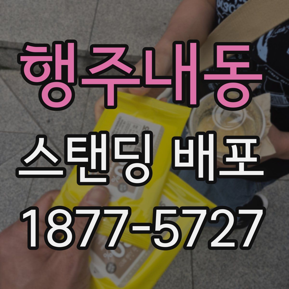 행주내동 스탠딩 배포