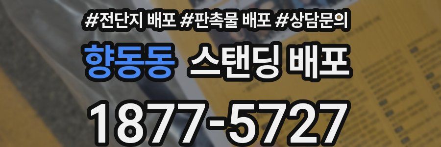 향동동 스탠딩 배포