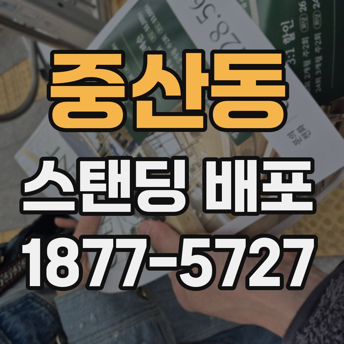 중산동 스탠딩 배포