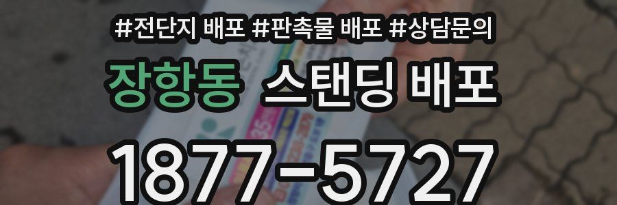 장항동 스탠딩 배포