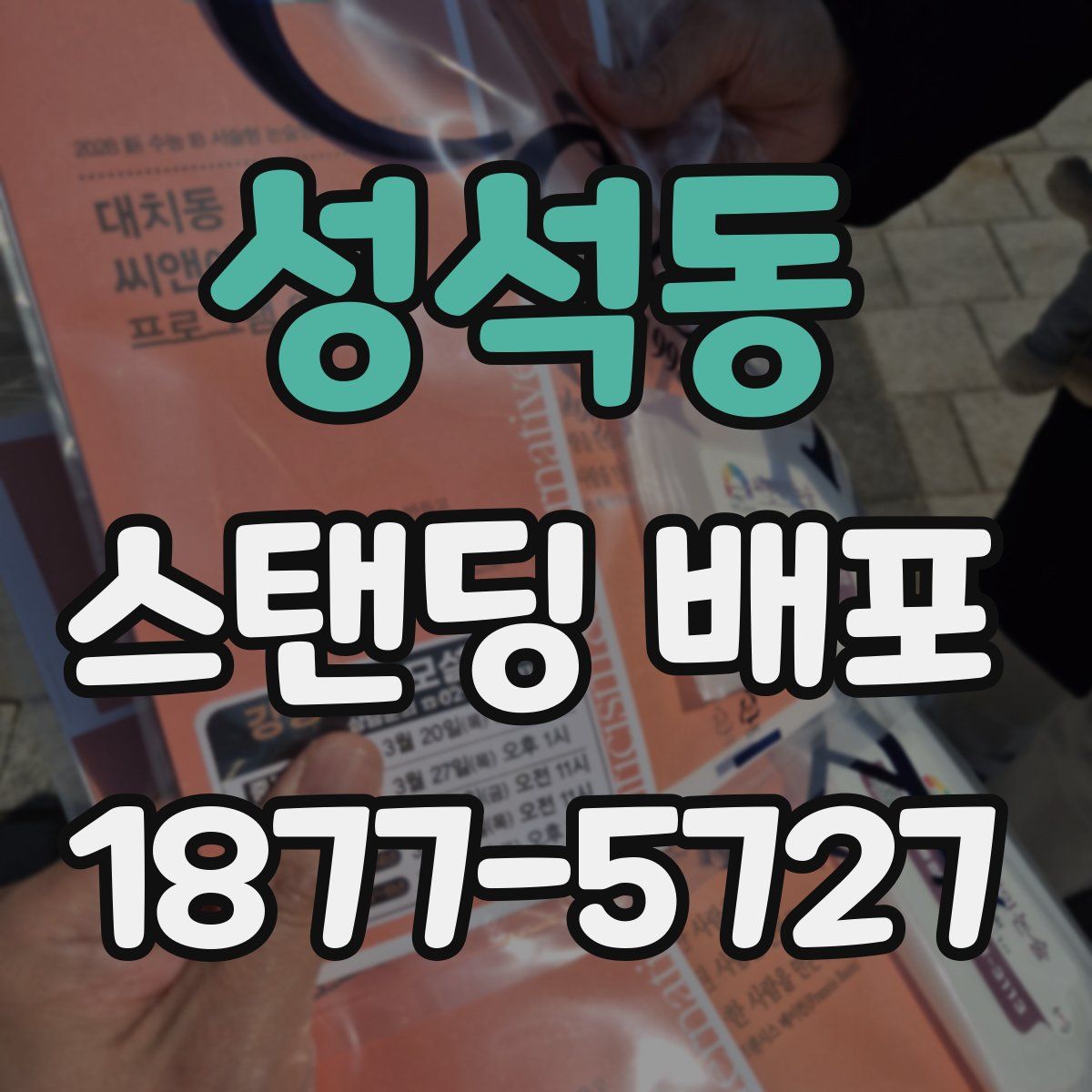 성석동 스탠딩 배포