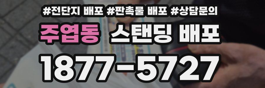 주엽동 스탠딩 배포