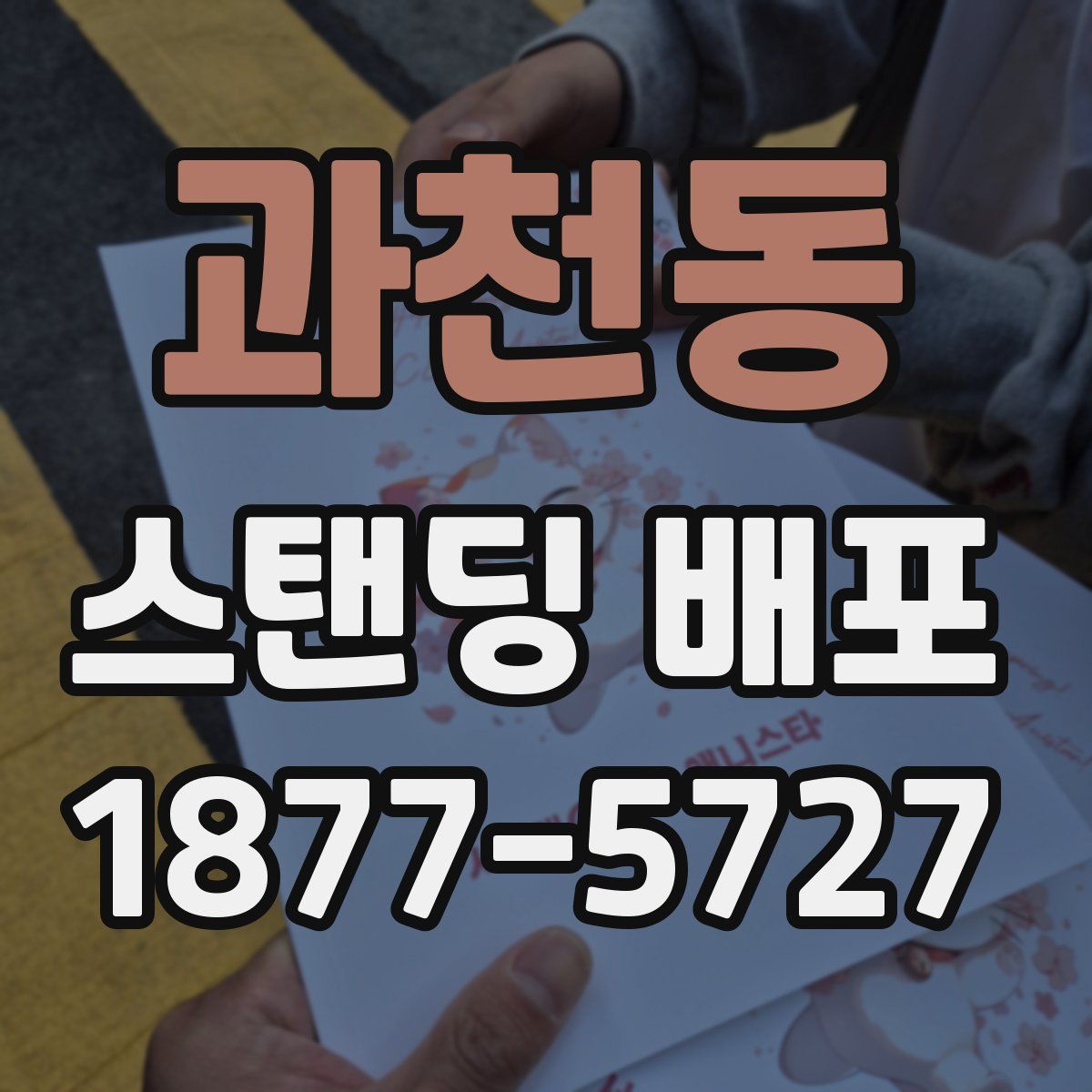 과천동 스탠딩 배포
