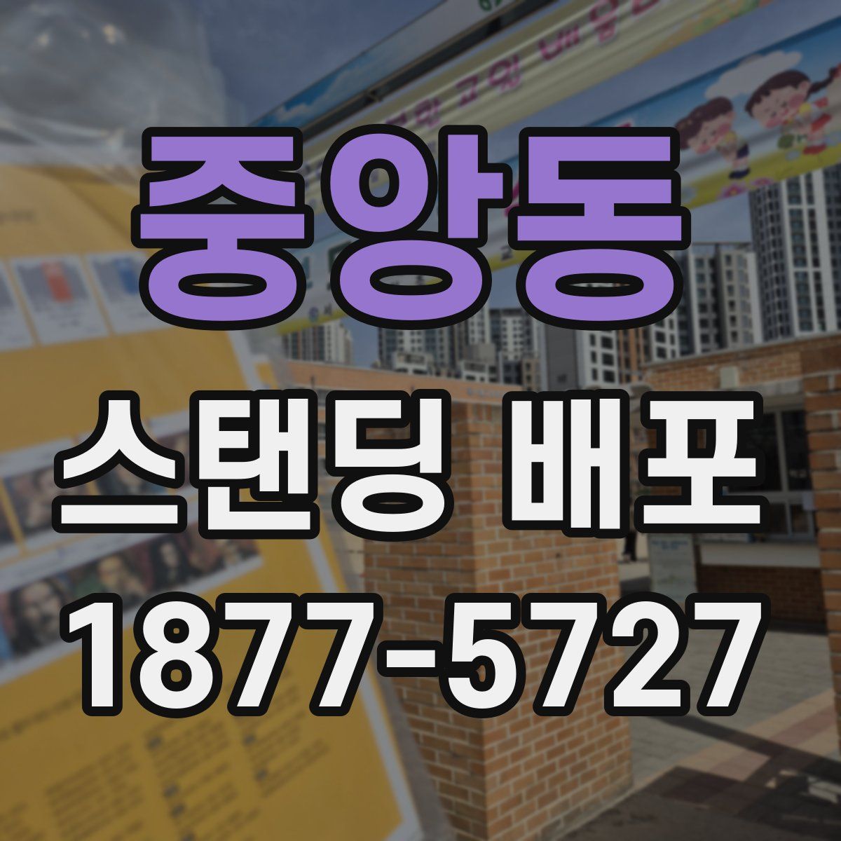 중앙동 스탠딩 배포