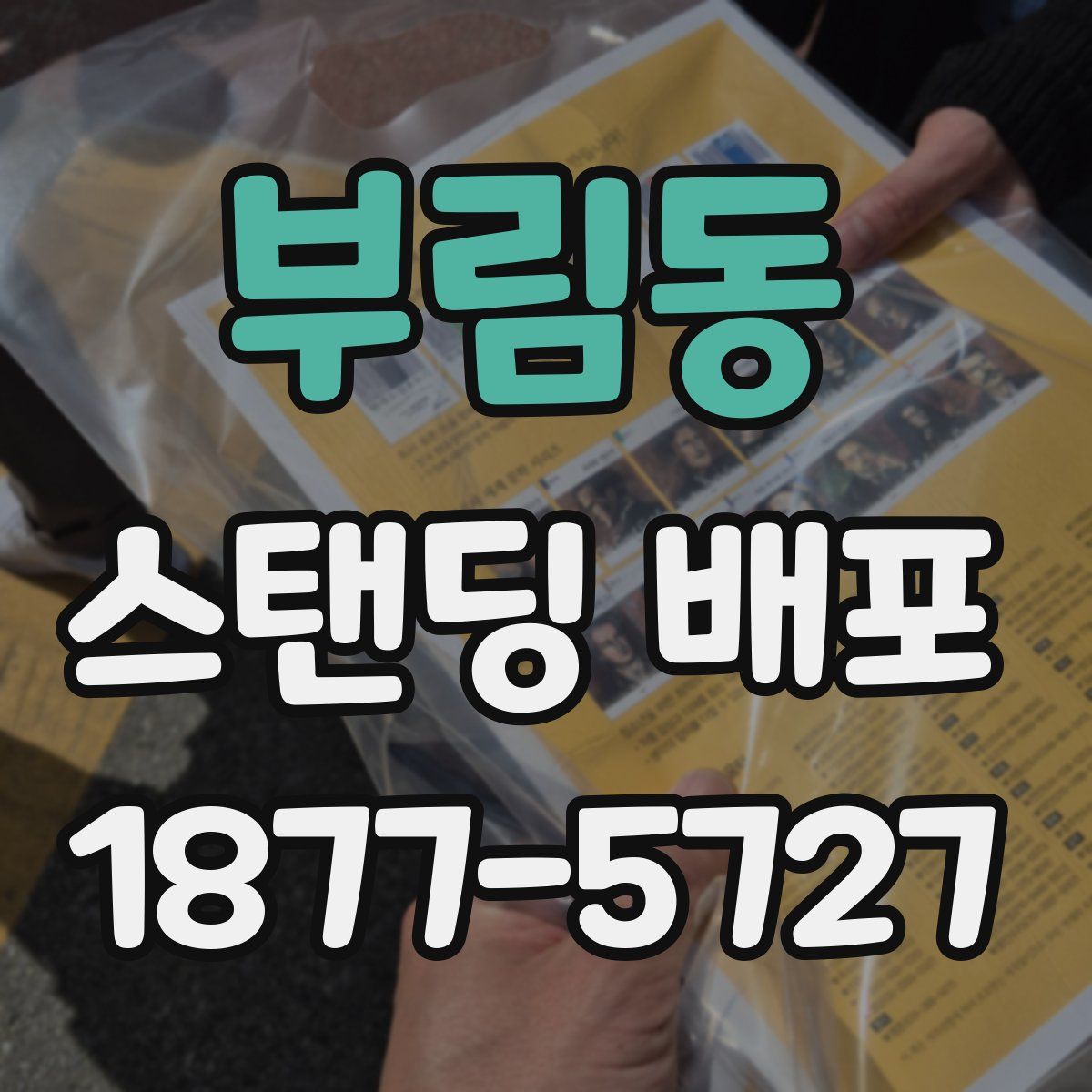 부림동 스탠딩 배포