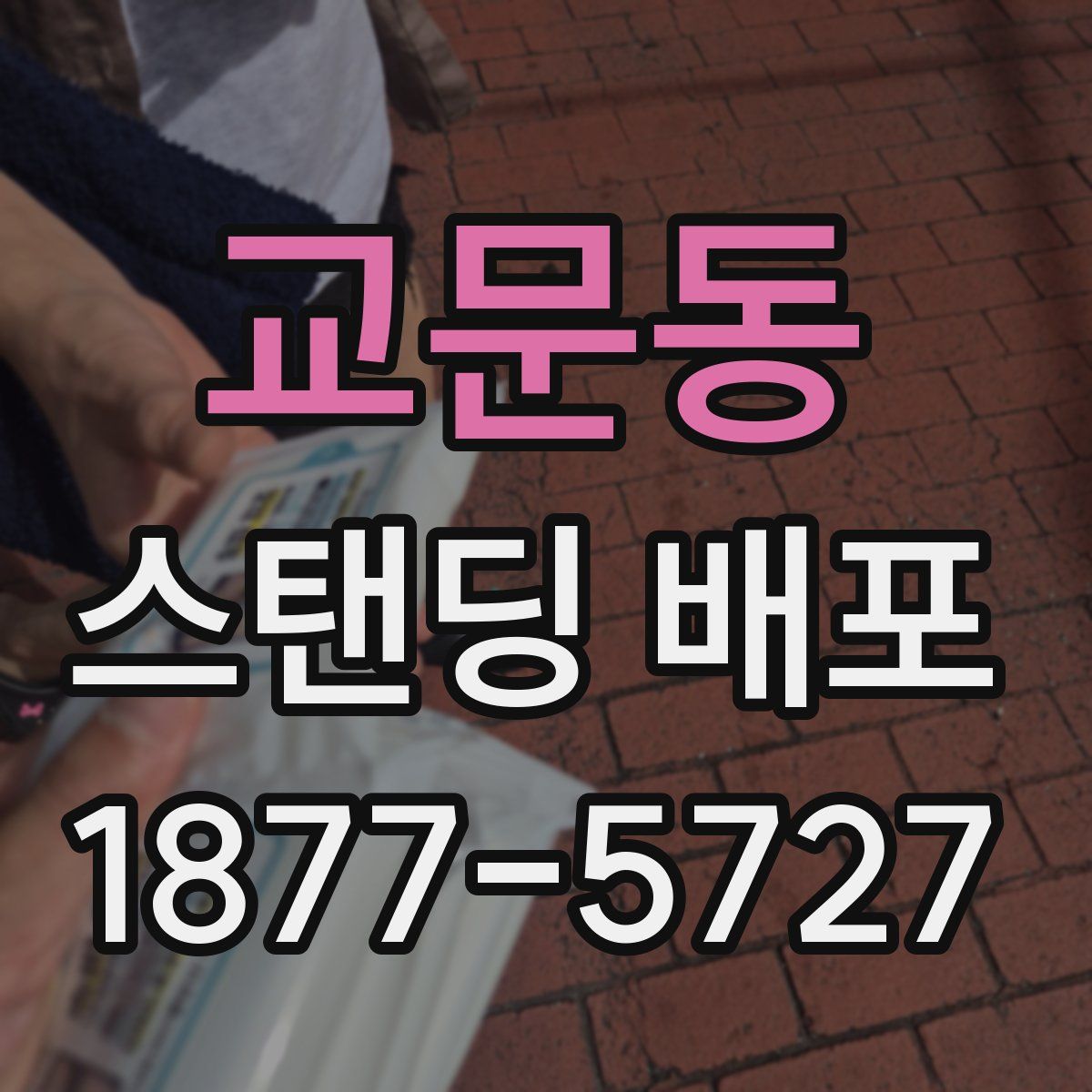 교문동 스탠딩 배포