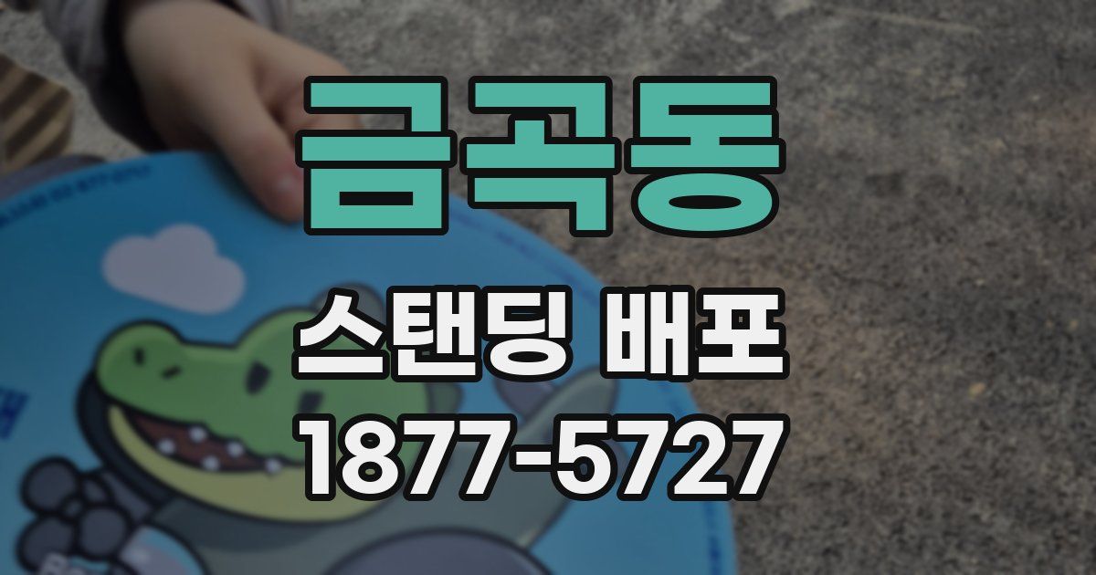 금곡동 스탠딩 배포
