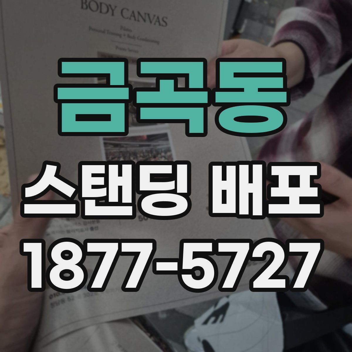 금곡동 스탠딩 배포