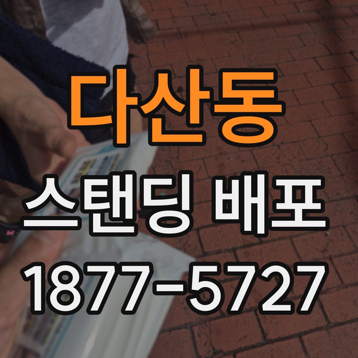 다산동 스탠딩 배포