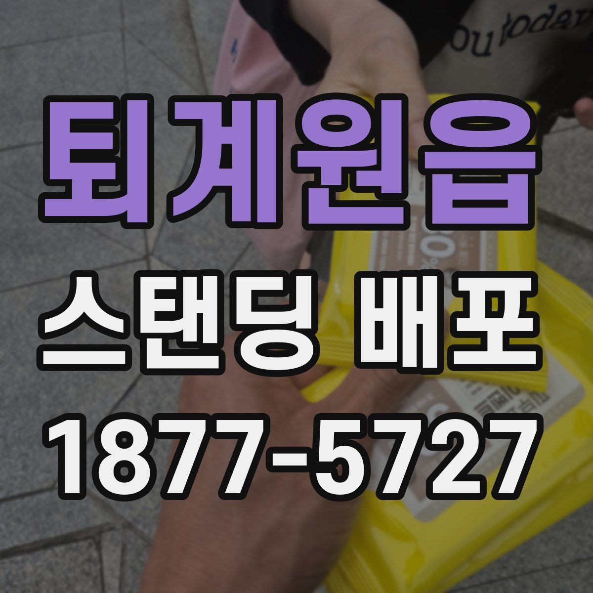 퇴계원읍 스탠딩 배포
