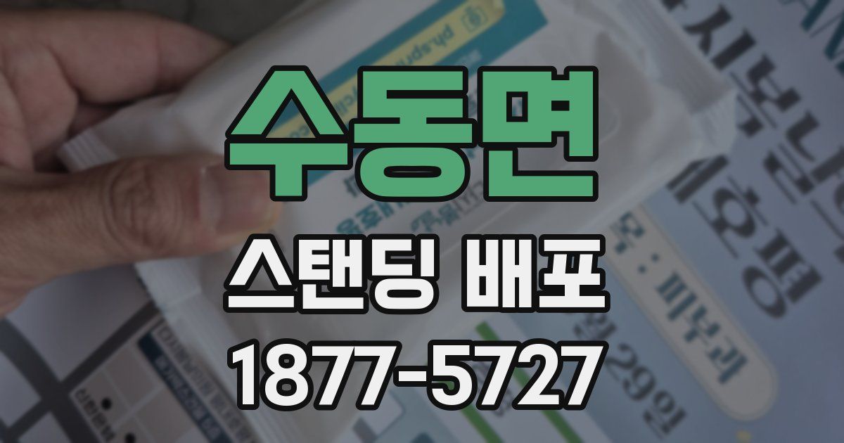 수동면 스탠딩 배포