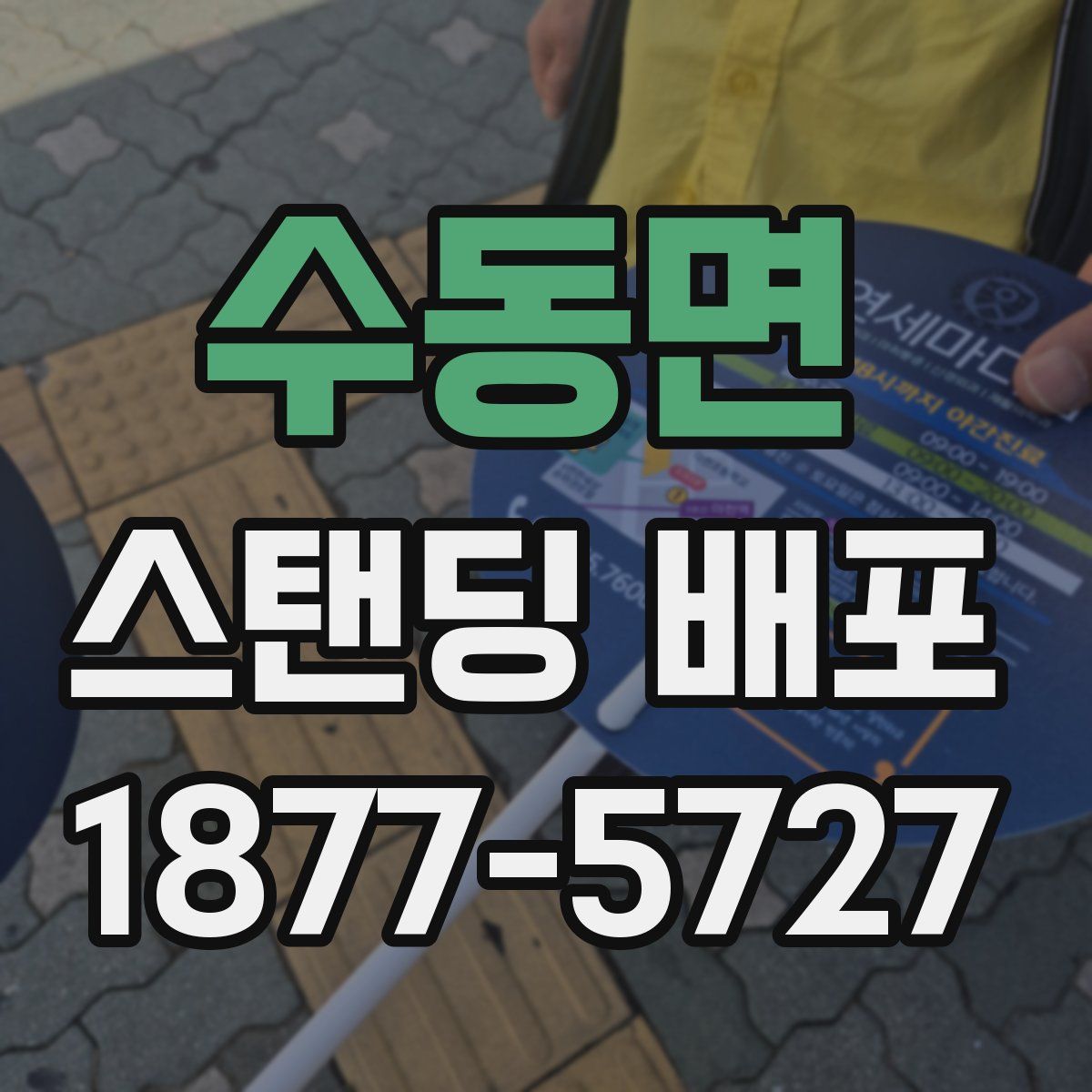 수동면 스탠딩 배포