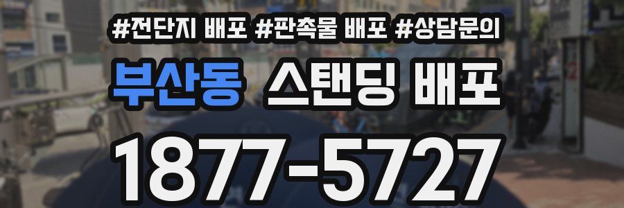 부산동 스탠딩 배포