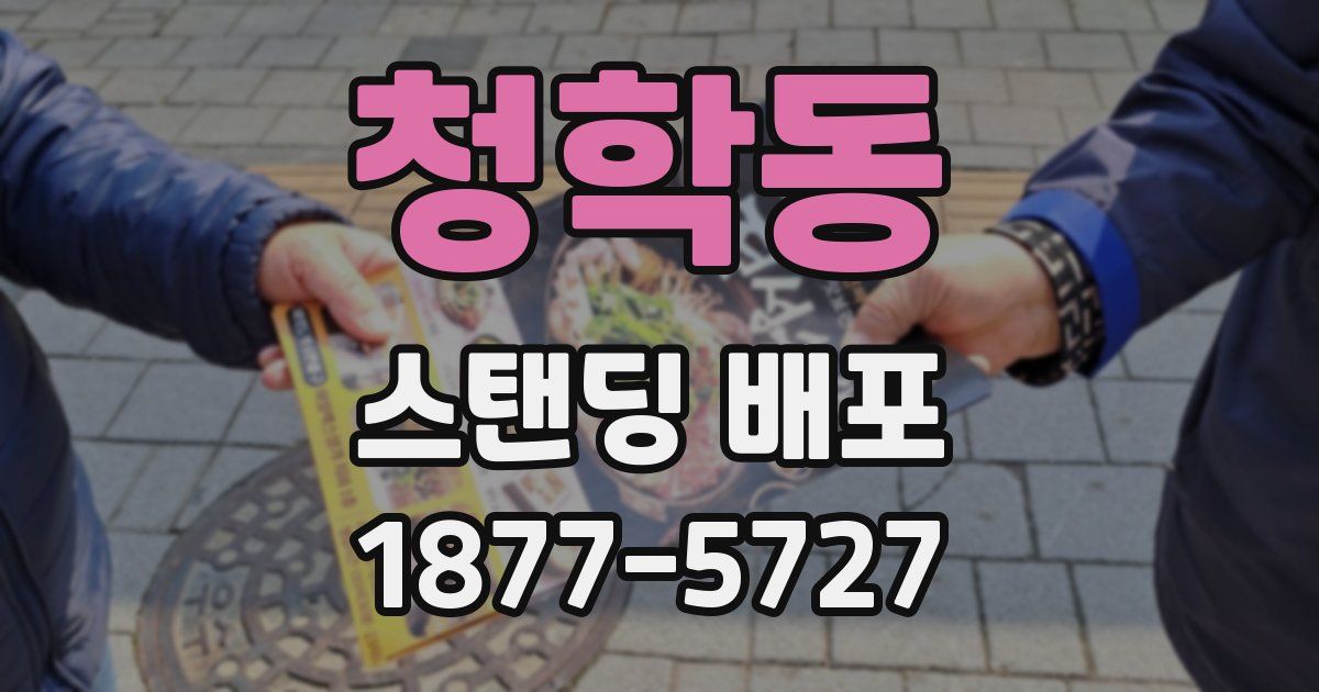 청학동 스탠딩 배포