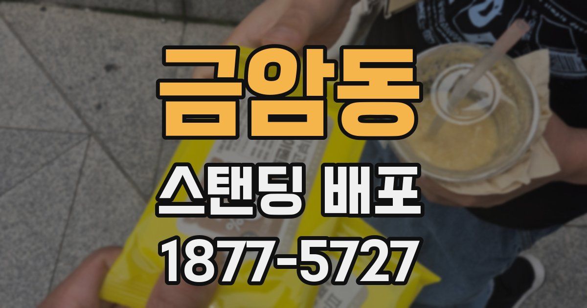 금암동 스탠딩 배포