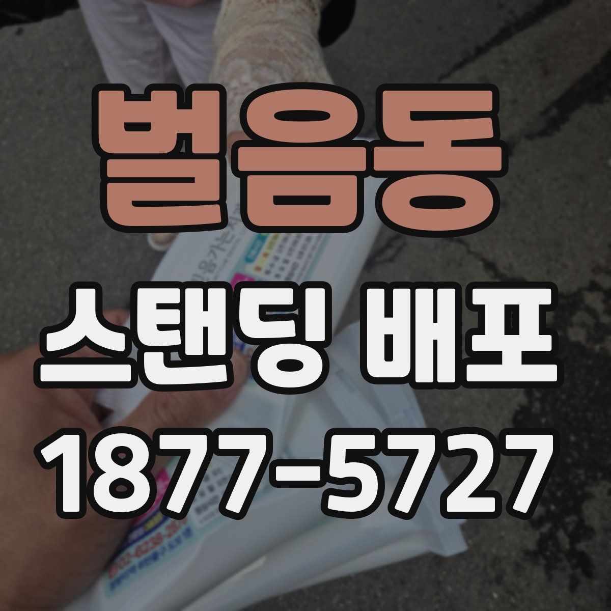 벌음동 스탠딩 배포
