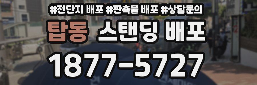 탑동 스탠딩 배포