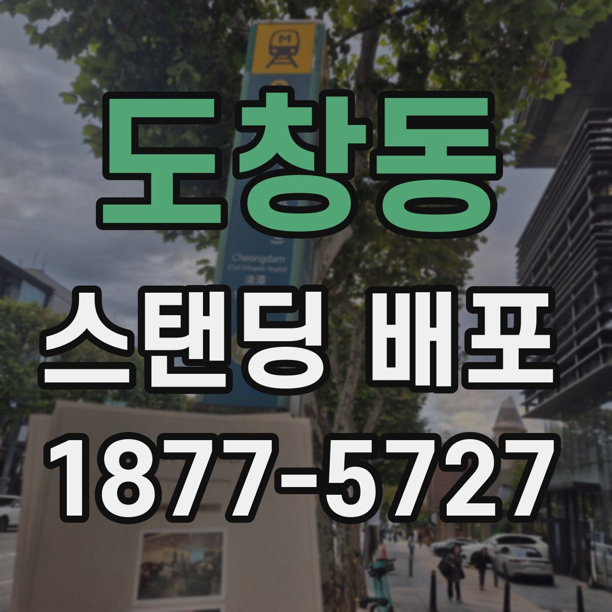 도창동 스탠딩 배포