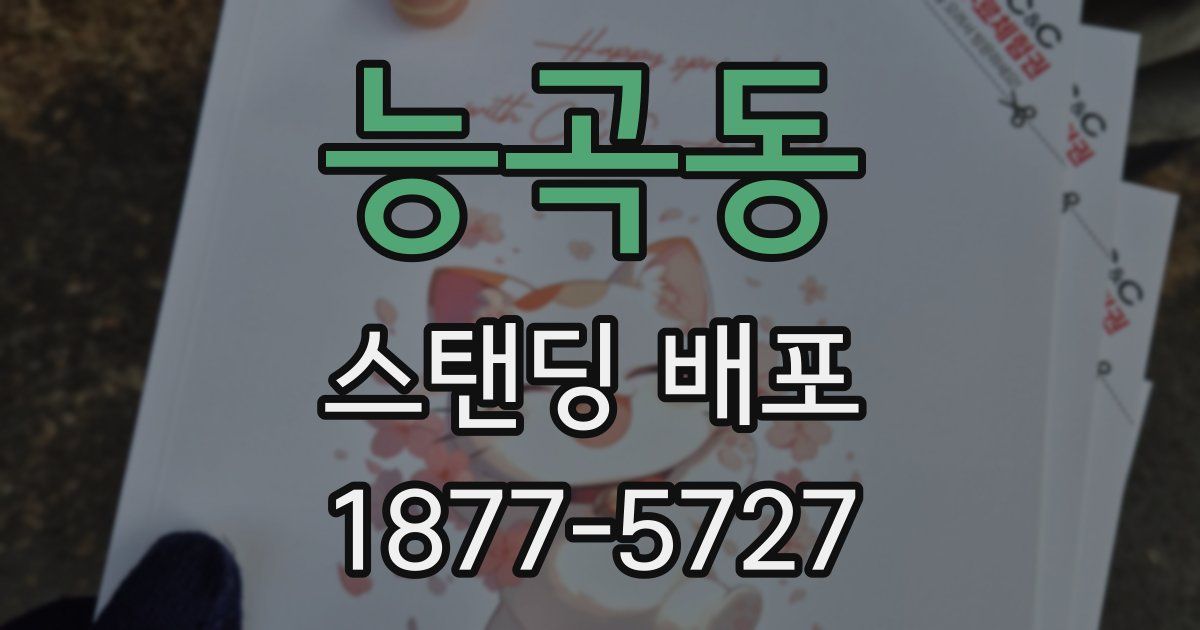 능곡동 스탠딩 배포