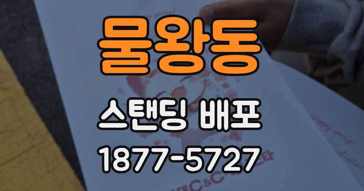 물왕동 스탠딩 배포