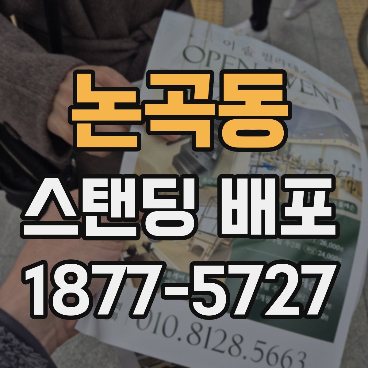 논곡동 스탠딩 배포