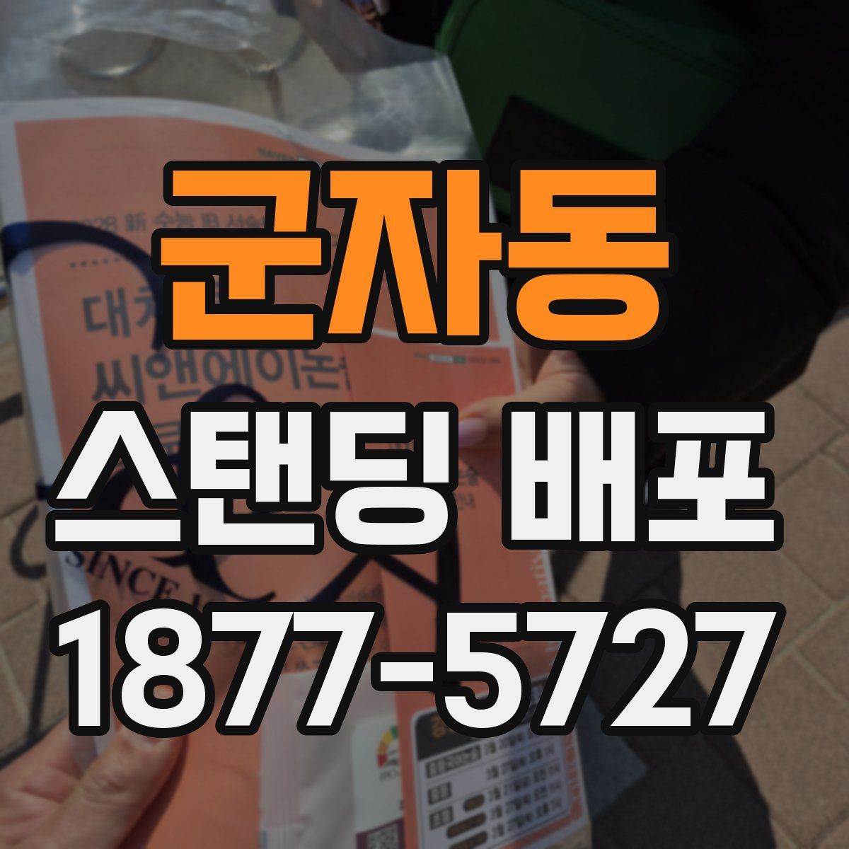 군자동 스탠딩 배포