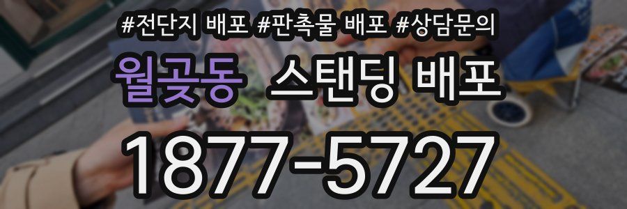 월곶동 스탠딩 배포