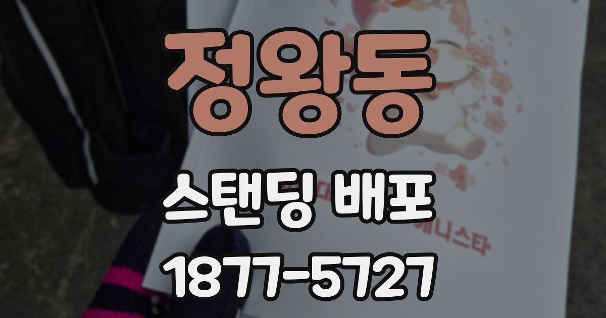 정왕동 스탠딩 배포