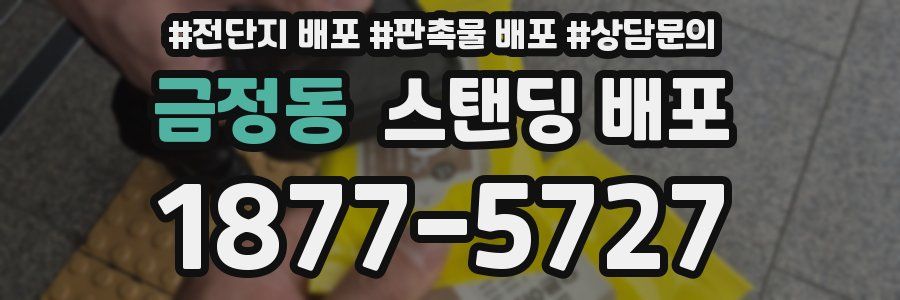 금정동 스탠딩 배포