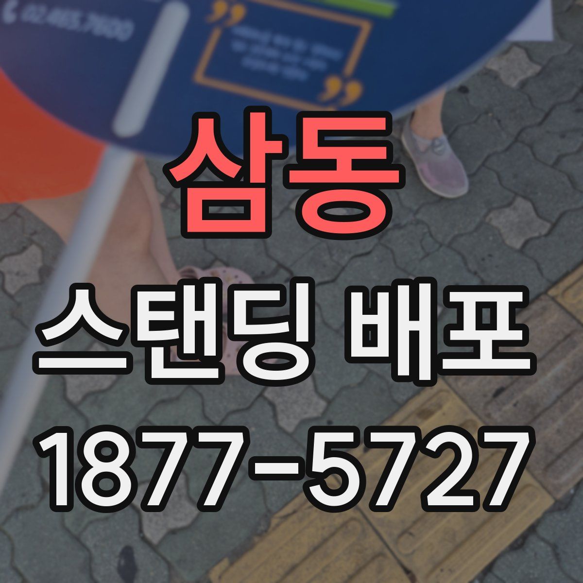 삼동 스탠딩 배포