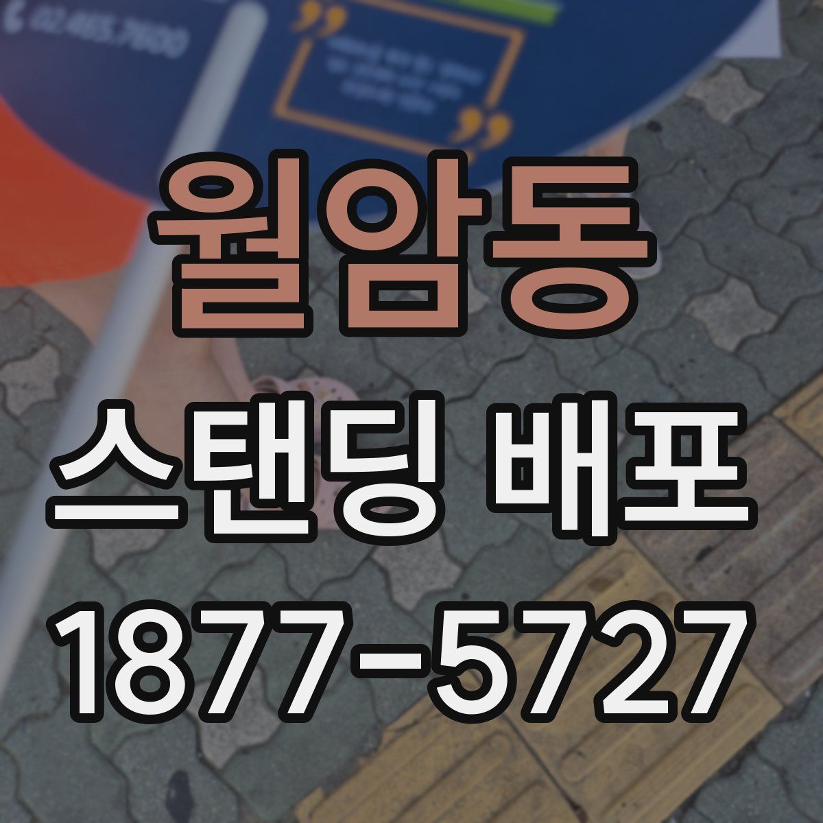 월암동 스탠딩 배포