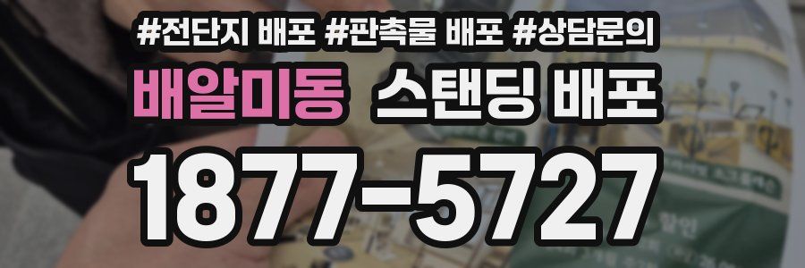 배알미동 스탠딩 배포