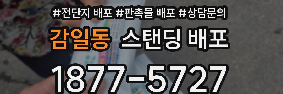 감일동 스탠딩 배포