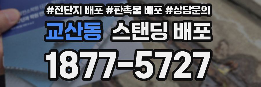 교산동 스탠딩 배포