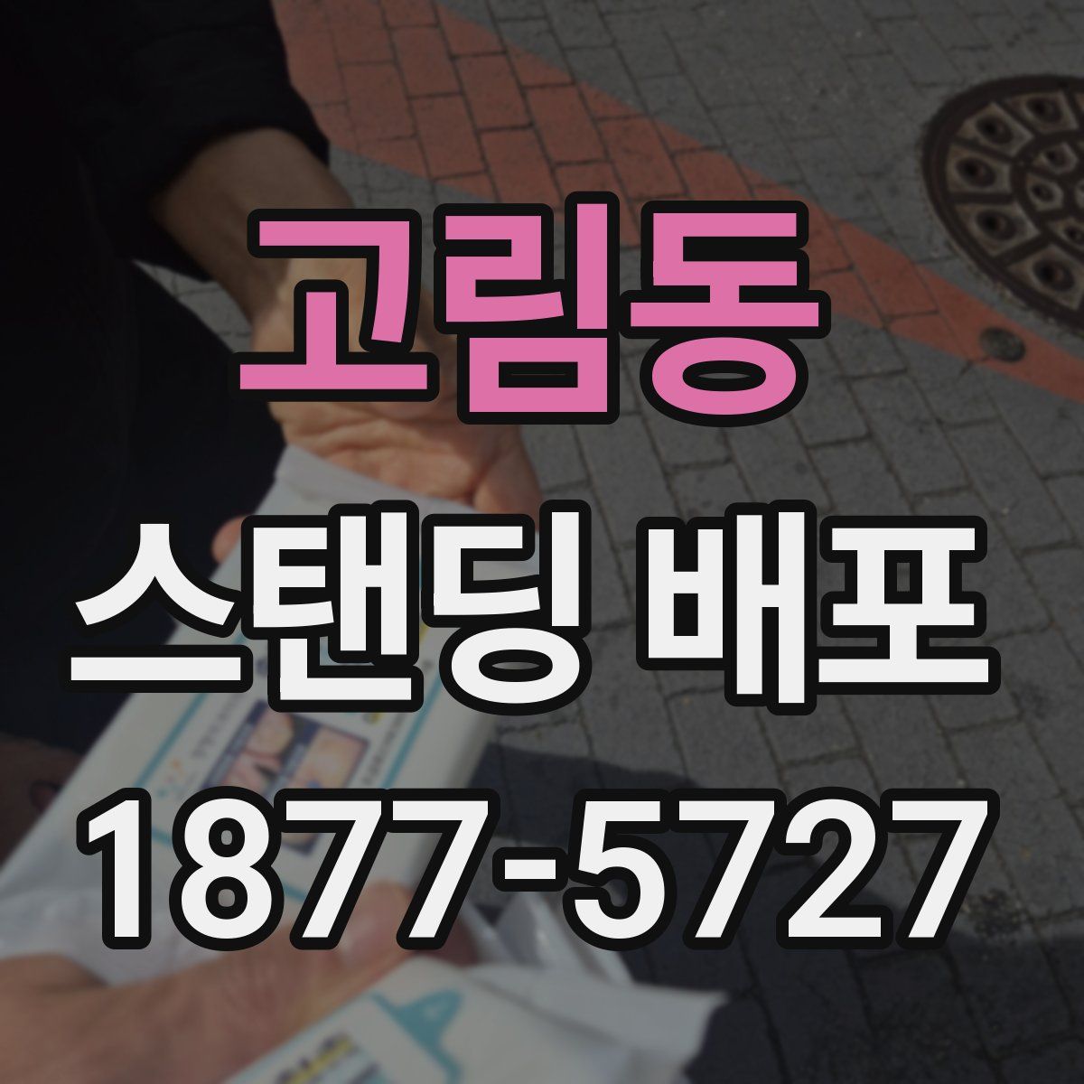 고림동 스탠딩 배포