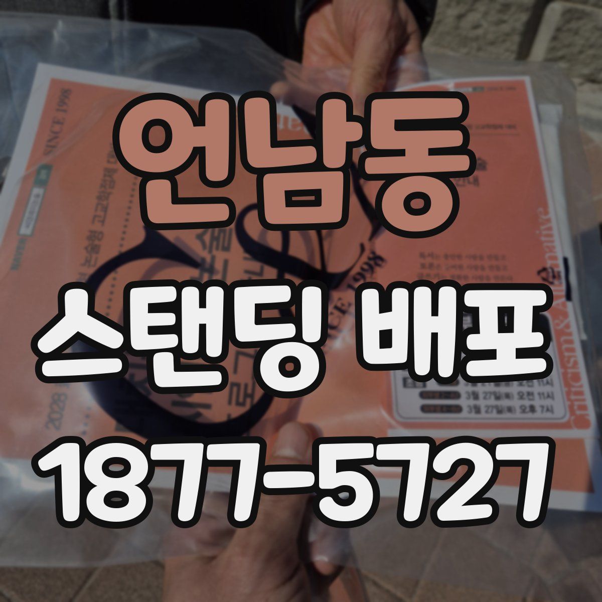 언남동 스탠딩 배포