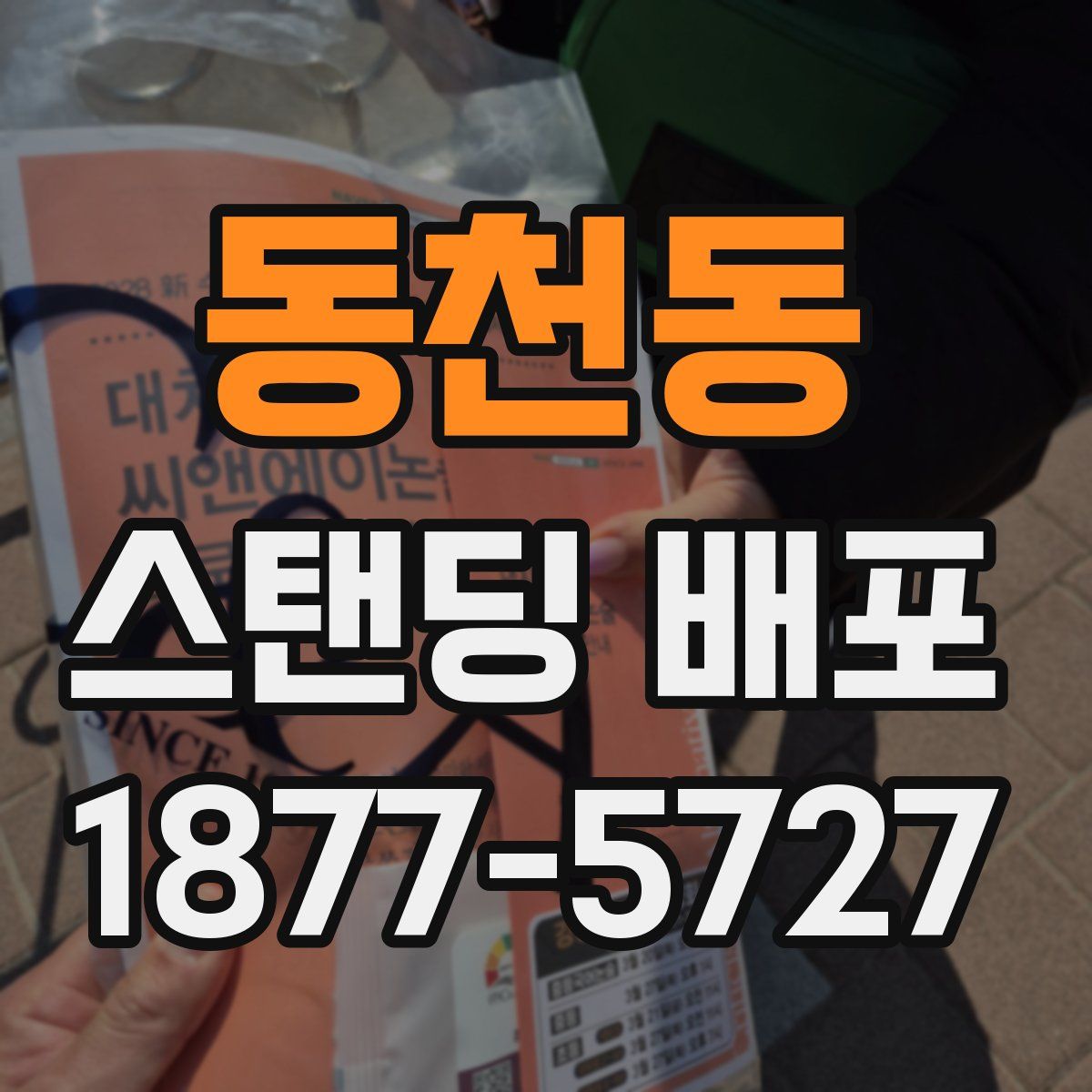 동천동 스탠딩 배포
