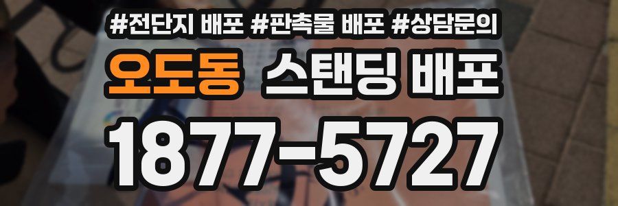오도동 스탠딩 배포