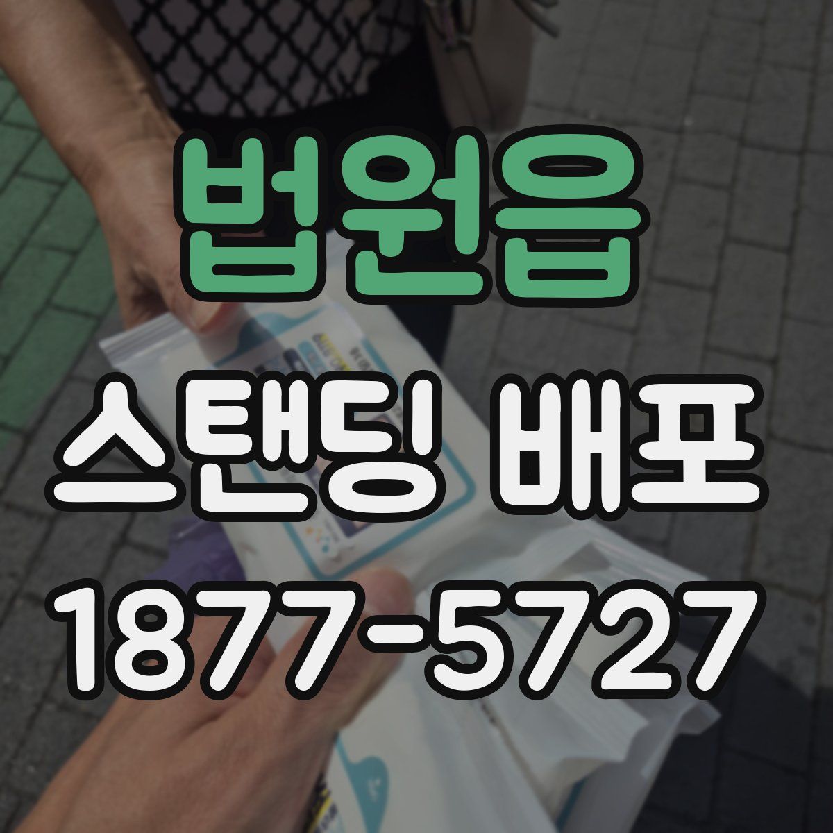 법원읍 스탠딩 배포