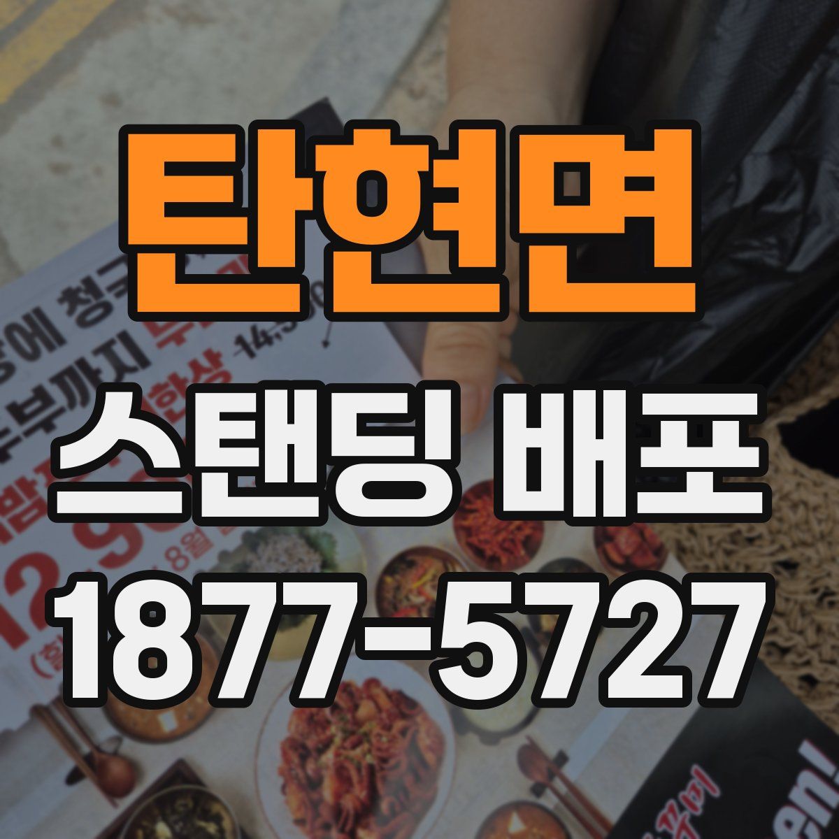 탄현면 스탠딩 배포