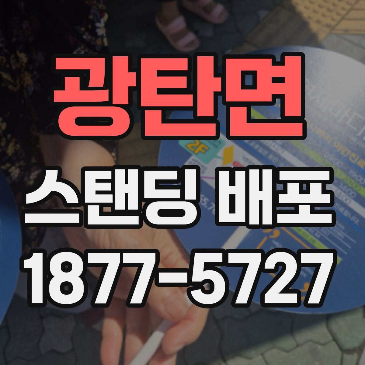 광탄면 스탠딩 배포