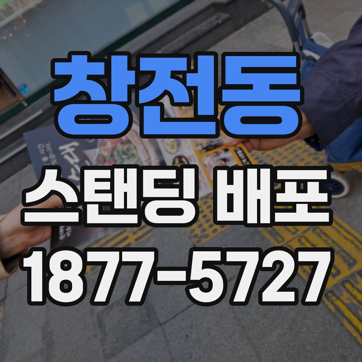 창전동 스탠딩 배포