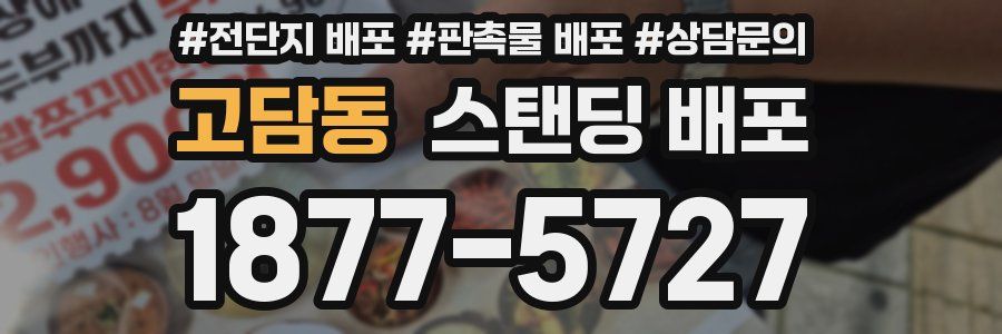고담동 스탠딩 배포