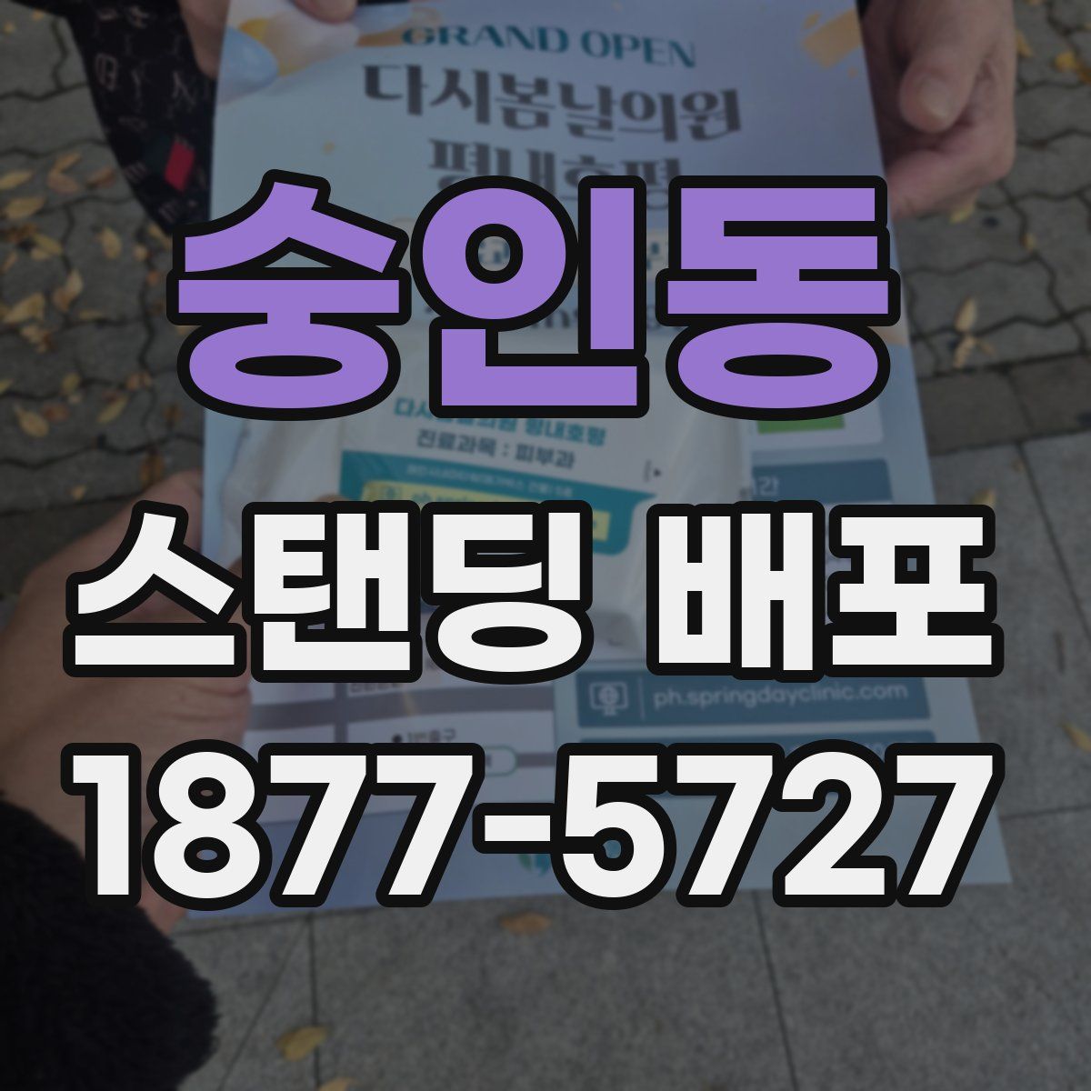 숭인동 스탠딩 배포