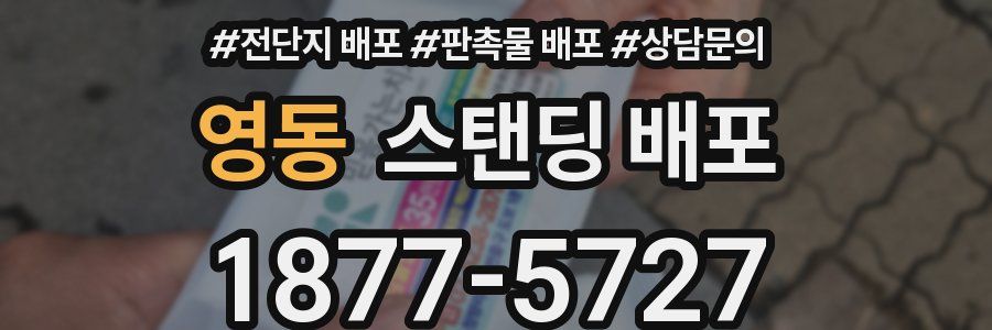 영동 스탠딩 배포