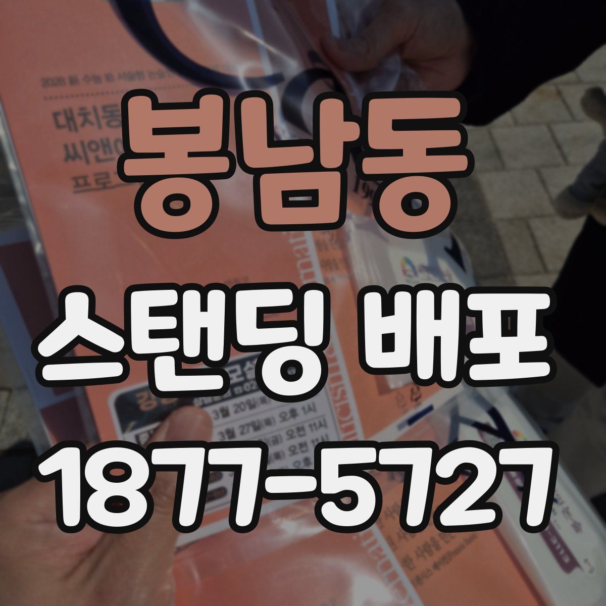 봉남동 스탠딩 배포