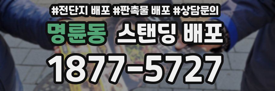 명륜동 스탠딩 배포