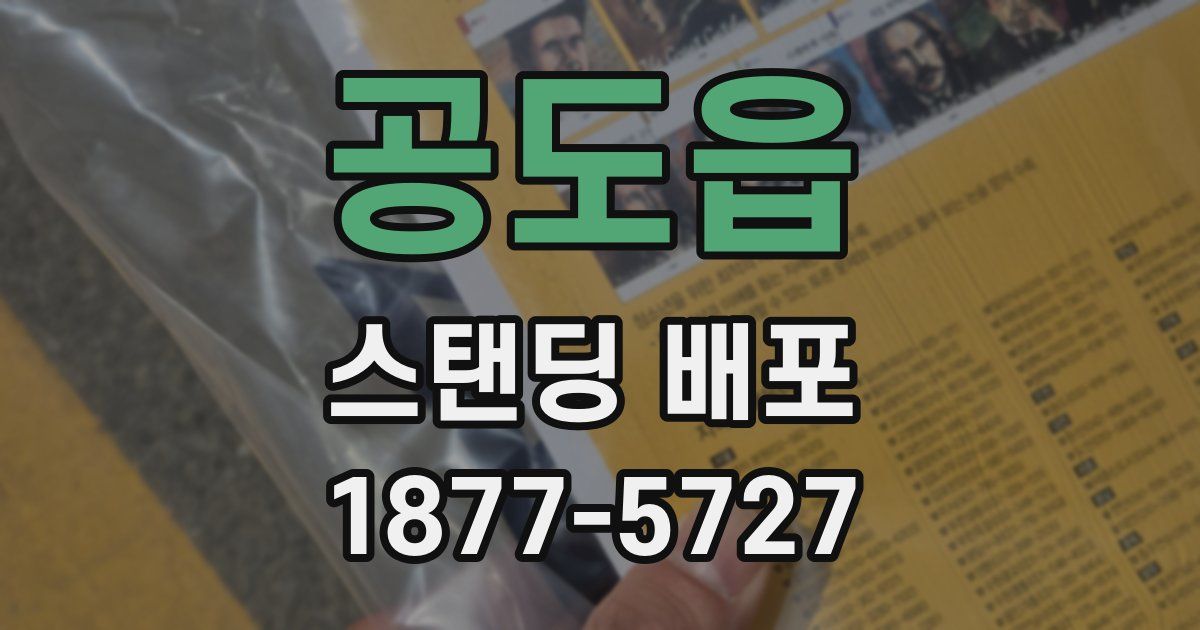 공도읍 스탠딩 배포