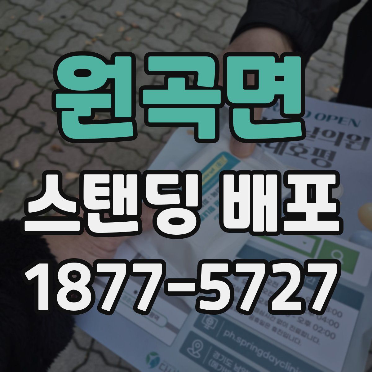 원곡면 스탠딩 배포