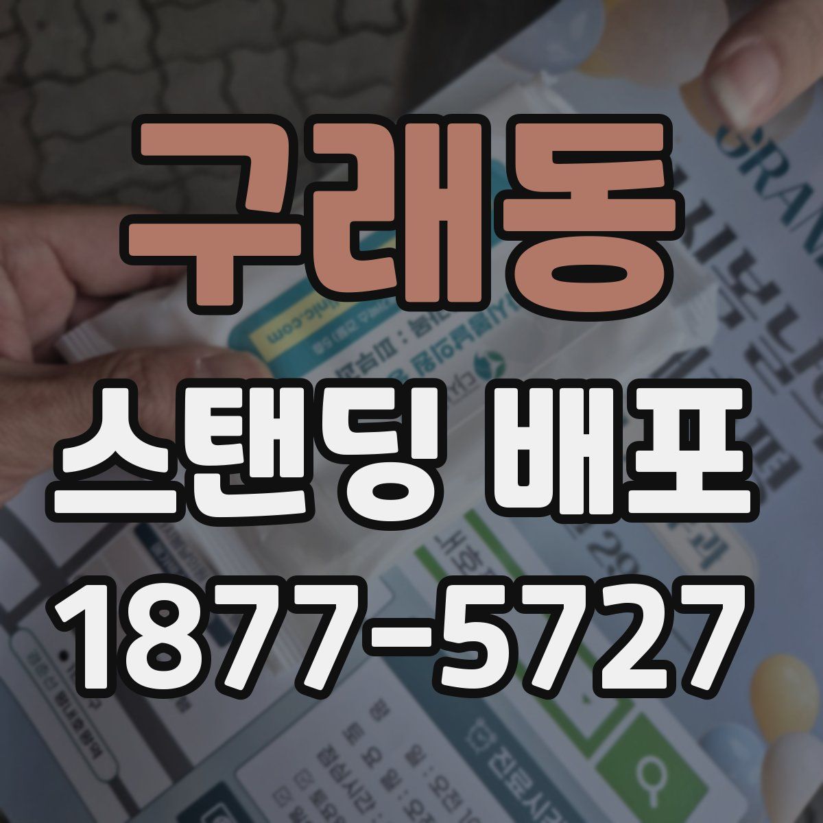구래동 스탠딩 배포